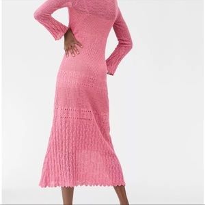 Rebecca Taylor Sheer Pointelle Dress size M